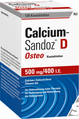 CALCIUM SANDOZ D Osteo 500 mg/400 I.E. Kautabl.