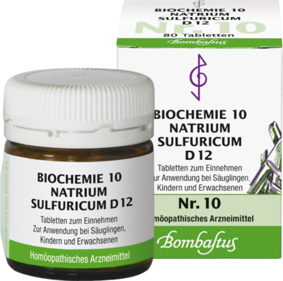 BIOCHEMIE 10 Natrium sulfuricum D 12 Tabletten