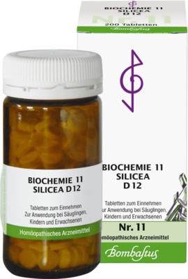 BIOCHEMIE 11 Silicea D 12 Tabletten