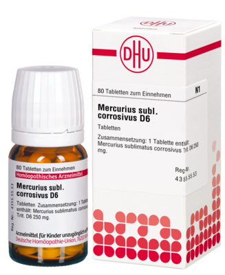 MERCURIUS SUBLIMATUS corrosivus D 6 Tabletten