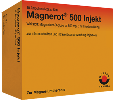 MAGNEROT 500 Injekt Ampullen