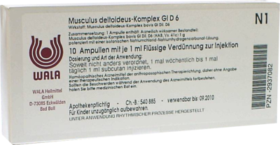 MUSCULUS DELTOIDEUS Komplex GL D 6 Ampullen