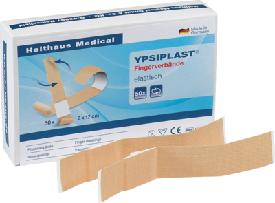 FINGERVERBAND YPSIPLAST elastisch 2x12 cm haut