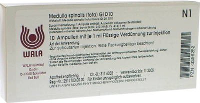 MEDULLA SPINALIS tota GL D 10 Ampullen