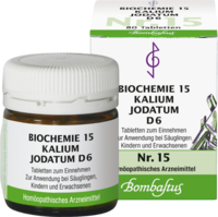 BIOCHEMIE 15 Kalium jodatum D 6 Tabletten