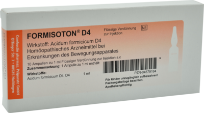 FORMISOTON D 4 Ampullen