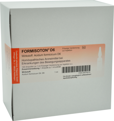 FORMISOTON D 6 Ampullen