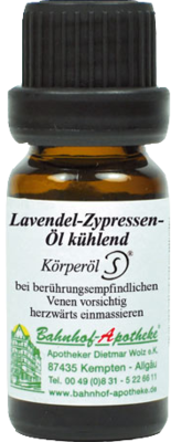 LAVENDEL ZYPRESSEN Öl kühlend Massageöl