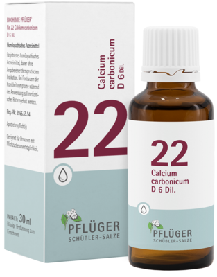 BIOCHEMIE Pflüger 22 Calcium carbonicum D 6 Tropf.