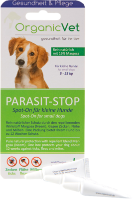 ORGANICVET PARASIT-STOP Spot-on f.kleine Hunde