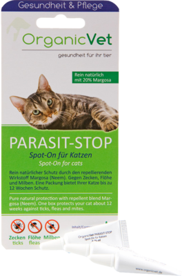 ORGANICVET PARASIT-STOP Spot-on f.Katzen