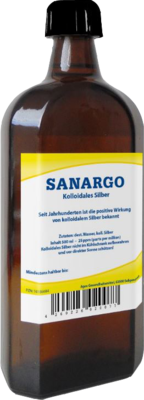 SANARGO kolloidales Silber Flaschen