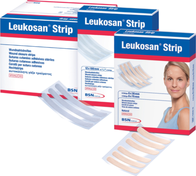 LEUKOSAN Strip Natural 6x75 mm hautfarben