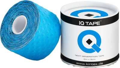 IQ KINESIOLOGIE Tape m.Kugeln 5 cmx5 m blau