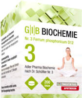 GIB Biochemie Nr.3 Ferrum phosphor.D 12 Adler Tab.