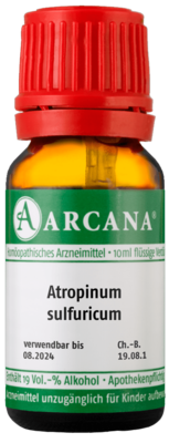 ATROPINUM SULFURICUM LM 9 Dilution