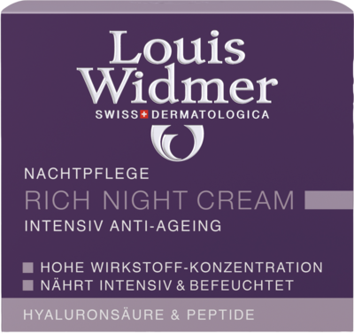 WIDMER Rich Night Cream leicht parfümiert