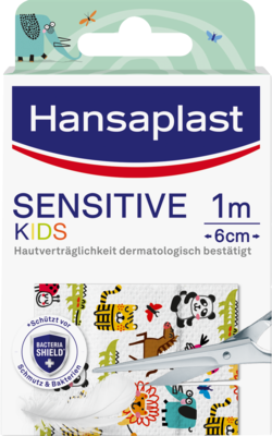 HANSAPLAST Sensitive Kinder Pflaster 6 cmx1 m