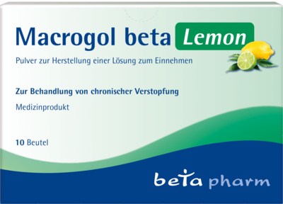 MACROGOL beta Lemon Plv.z.Her.e.Lsg.z.Einnehmen